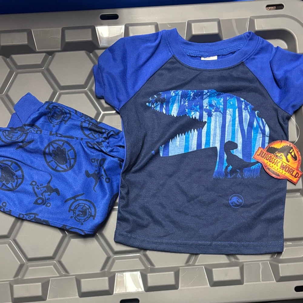 Blue Jurassic World Kids Pajama Set 2 for $25 ⭐️